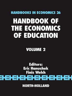 cover image of Handbook of the Economics of Education